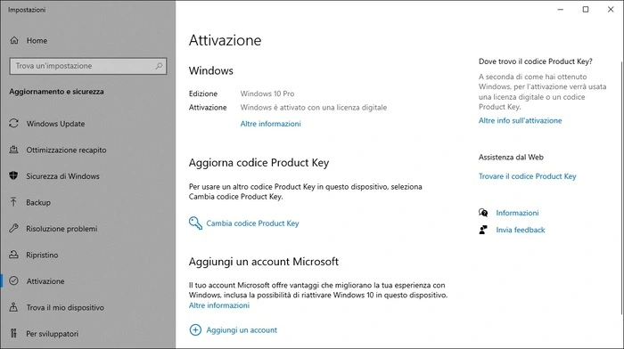 Attivare Windows 10