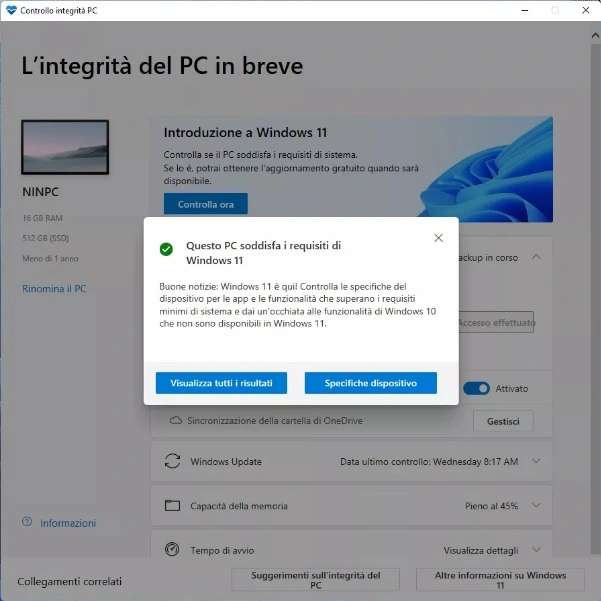 Requisiti di sistema Windows 11